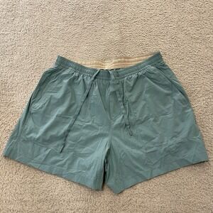 Lululemon Bowline Short Mens XL Teal Green 5" Inseam Unlined Ripstop Performance